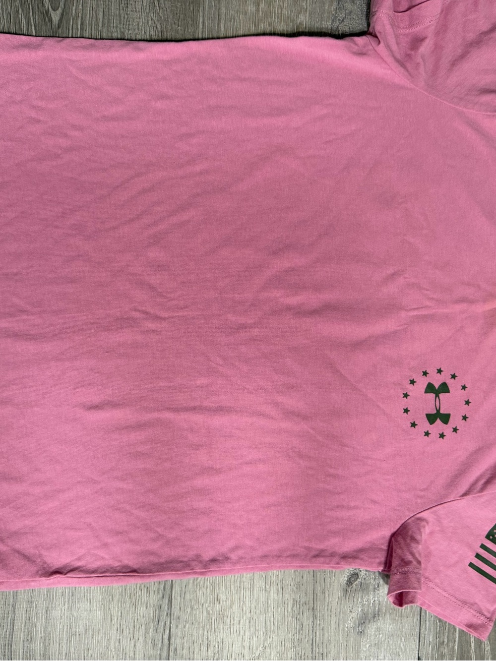 Under Armour Pink Short-Sleeve Graphic Tee